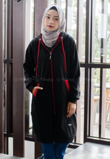 Hijacket Basic Black X Red - HJ-21