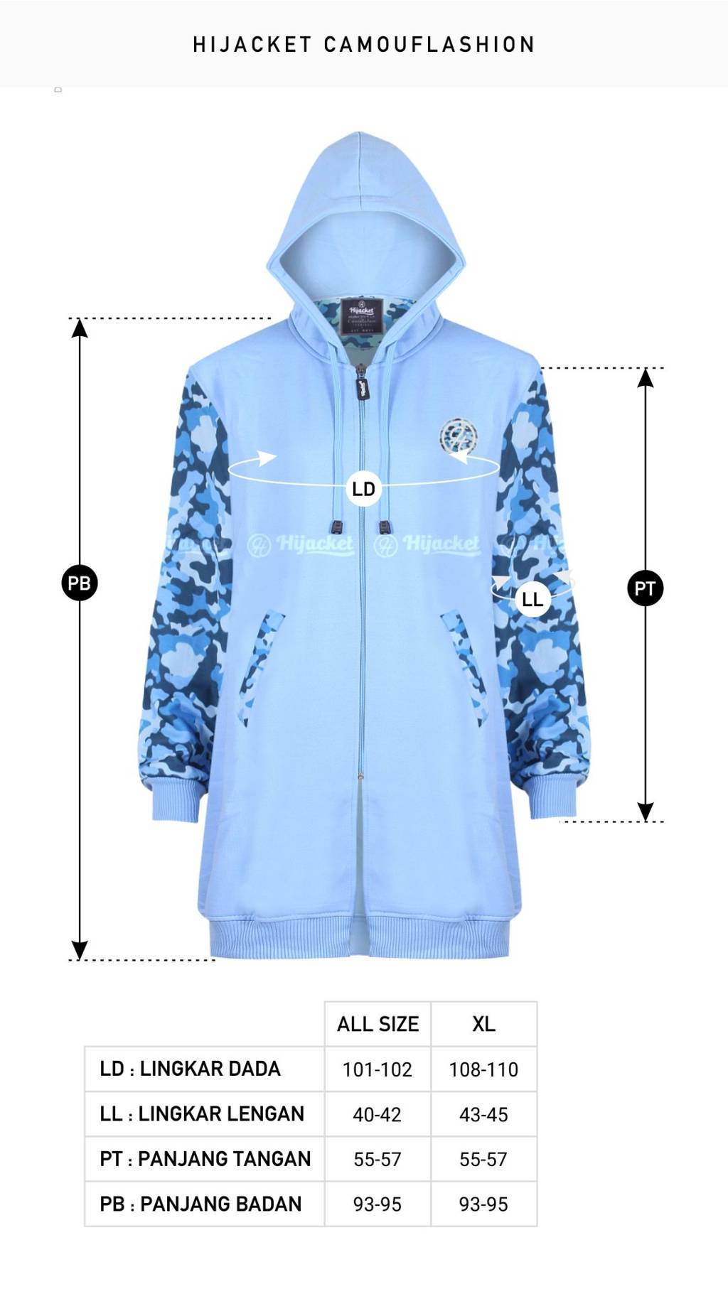 hijacket camouflashion